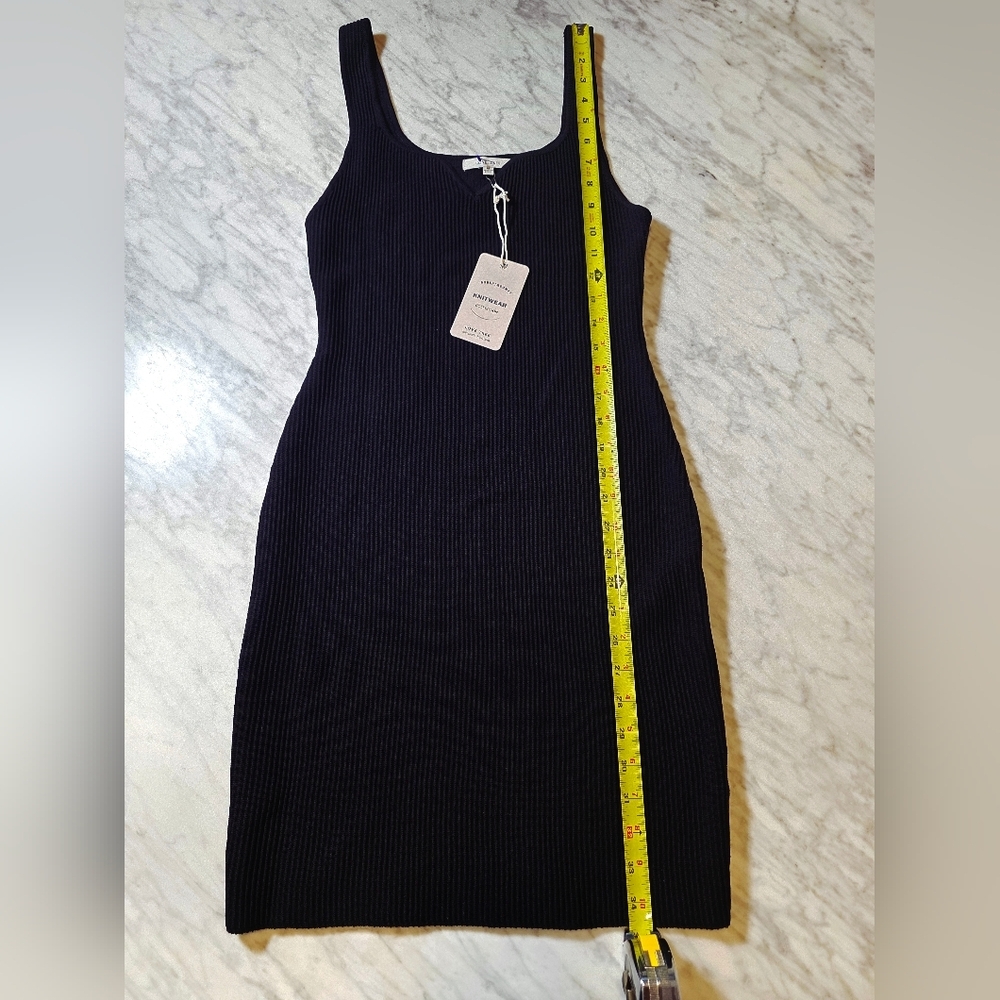 Love Tree Black Ribbed Mini Dress - Picture 7 of 9
